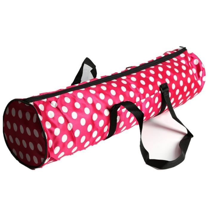 Tapis de sol,Sac en toile imperméable pour tapis de Yoga, Pilates, pratique, sangle à main, ceinture, sacs à - Type Rouge