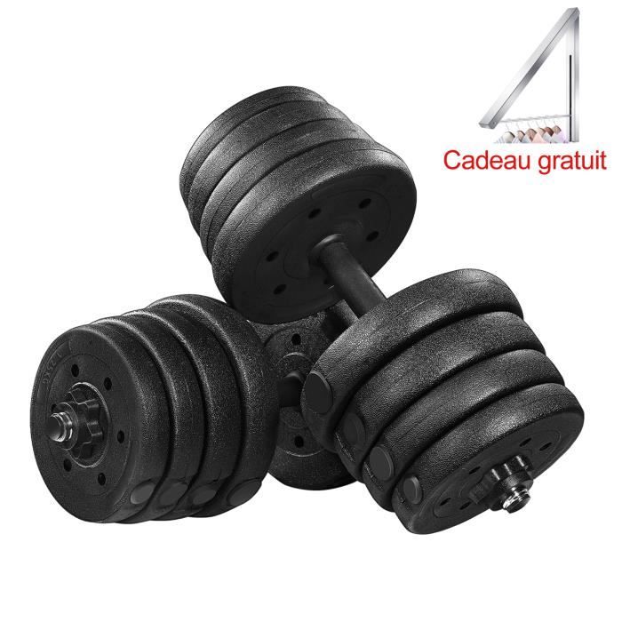 BESPORTBLE Set de 2 haltères- 30 kg