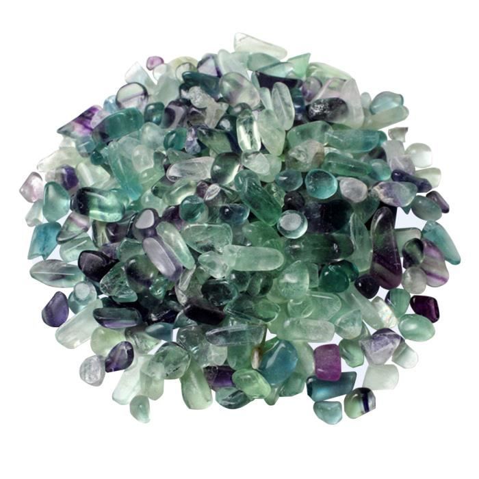 DAMILY® Colour Agate Cristal naturel Fluorite gravel Pierre d'aquarium
