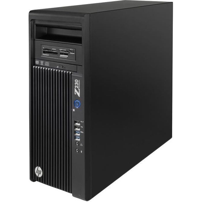 Hp Workstation Z230 Xeon 3.4ghz - Ram 16 Go - Ssd 128 Go + Hdd 2 X 1to - Nvidia Quadro K2000 - Windows 10pro