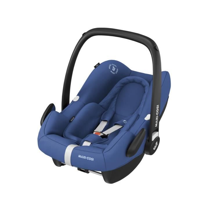Cosi MAXI COSI Rock, Groupe 0+, siège auto nouveau né, Avec réducteur, De la naissance à 12 mois, 0-13kg, Essential Blue