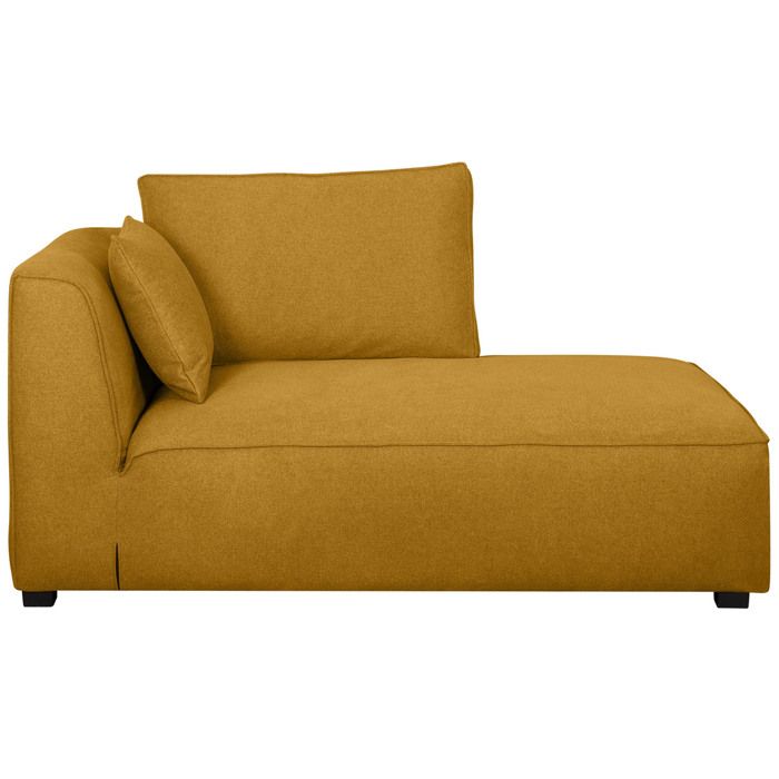 Canapé d'angle Jaune Tissu Petit