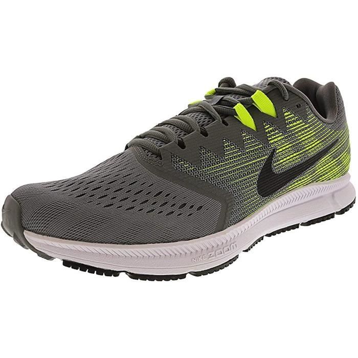 Nike Homme Zoom Voile 2 Chaussures Course, Gris Isotherme Gris Noir Volt Gris Foncé, 11 UK