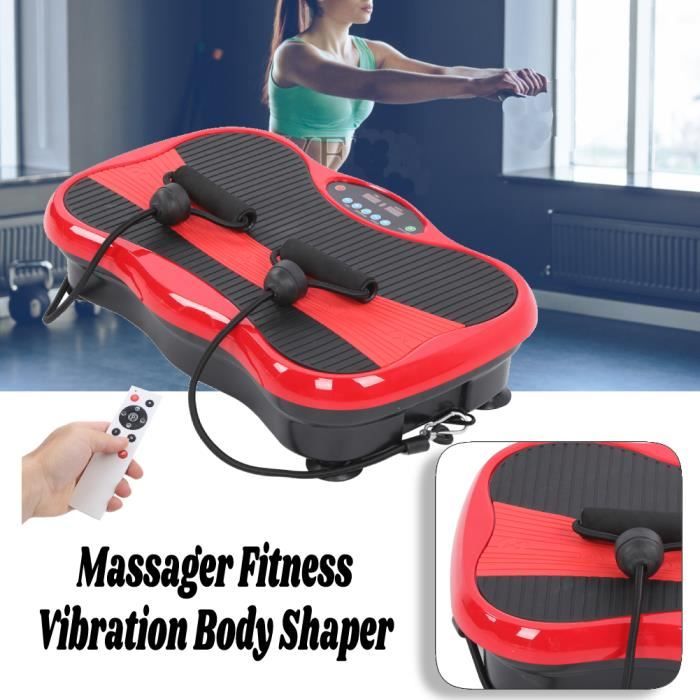 RHO Plateforme Vibrante Oscillante Professionnelle Fitness avec 1-120 niveaux Réglage de la vitesse 37