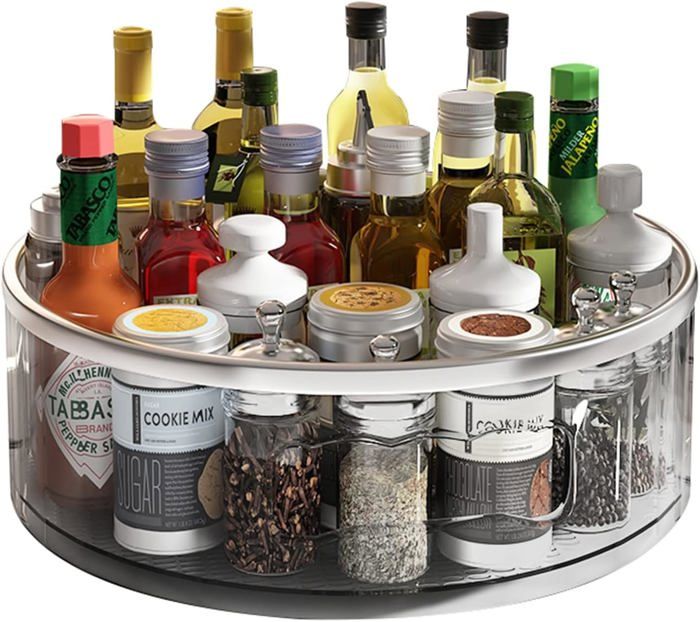 Plateau Tournant Lazy Susan - Organisateur Rotatif Pour épices 23,5cm