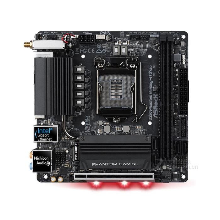 Carte mère ASRock Z390 Phantom Gaming-ITX/ac Intel Z390 LGA 1151 2xDDR4 64GB Mini-ITX - Asrock