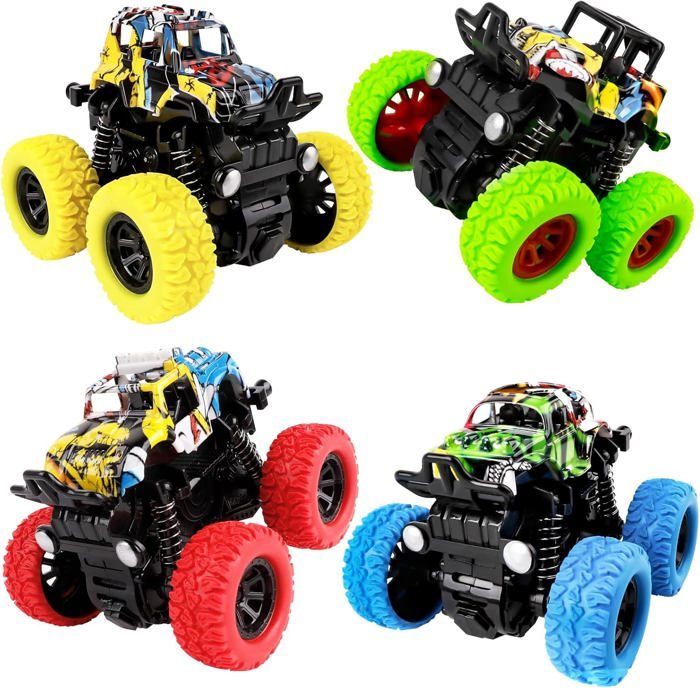 Camion Benne Double Face Pour Enfants, Inertie, Anti-chute, Rotation De 360 Degrés, Jouet