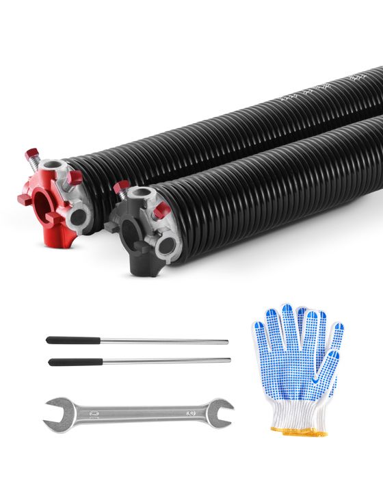 Abaodam Lot de 2 ressorts de torsion pour couvercle de poubelle - Compatibilité avec seau à ordures basculant