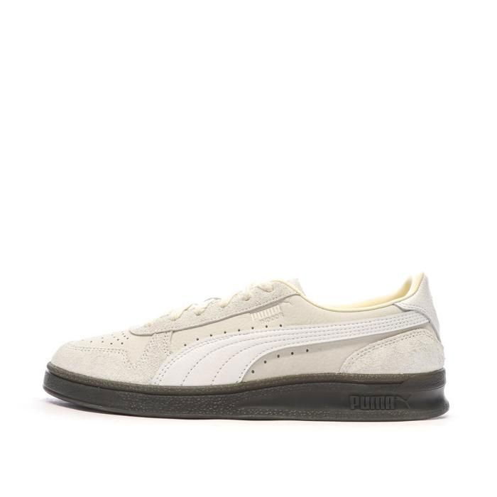Puma Baskets Ecru/Blanche Homme Puma Indoor Prm