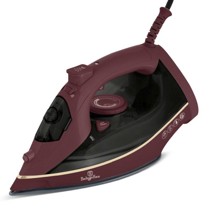 BERLINGERHAUS Fer à vapeur 2200 W Leonardo Collection BH-9595 - Berlingerhaus