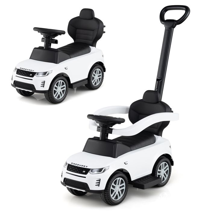 Voiture à Pousser Enfants Lamborghini avec Barre de Poussée, Musique, Volants, Lumière, Voiture Porteur 18 à 60 Mois, Rose - Jeux - Jouets