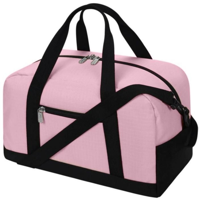 Worien Sac De Yoga Grande Capacité – En Tissu Oxford Imperméable, Bandoulière Réglable, 48 X 24 X 16 Cm, Rose