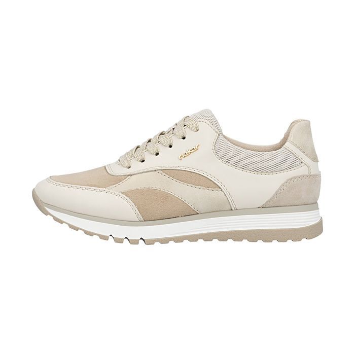 Rieker Basket Cuir Rieker - Beige