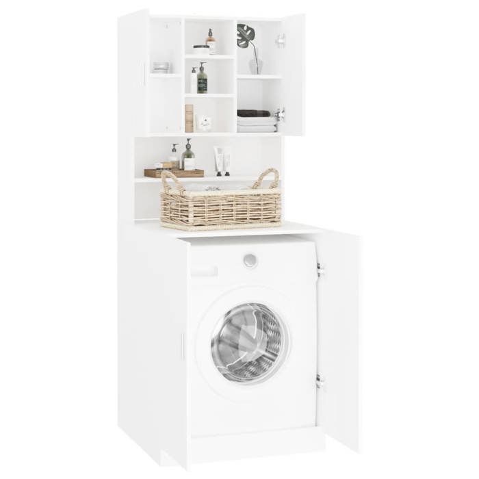 Meuble pour machine à laver - SARAZYJ - Colonne salle de bains - Blanc - Hot13762384 Meuble pour machine à laver - SARAZYJ - Colonne salle de bains - Blanc - Hot13762384