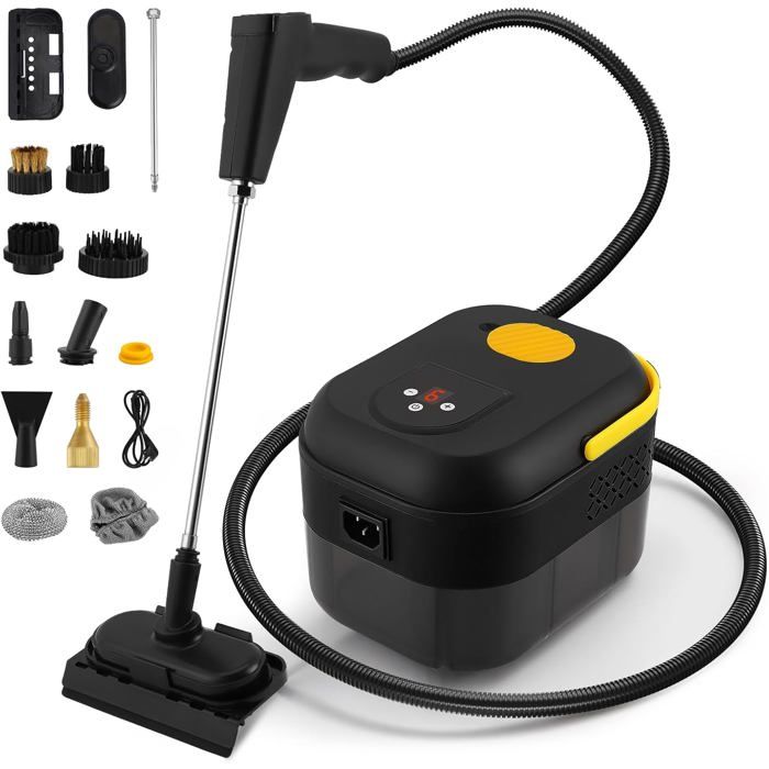 Nettoyer À Vapeur Nettoyeur Vapeur Professionnel Avec 9 Accessoires 1400Ml Réservoir DEau De Grande Capacité Nettoyage Vapeur - Msd Sante Animale