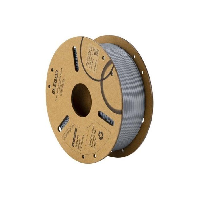 Filamento PLA ELEGOO 50.203.0040 Gris 1 75 mm Alta Pureza Precisión