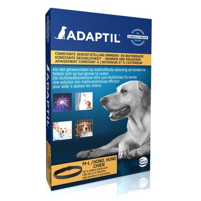 Meilleurs prix pour Adaptil Collier anti-stress M/L 37,5-62,5 cm pour chiens