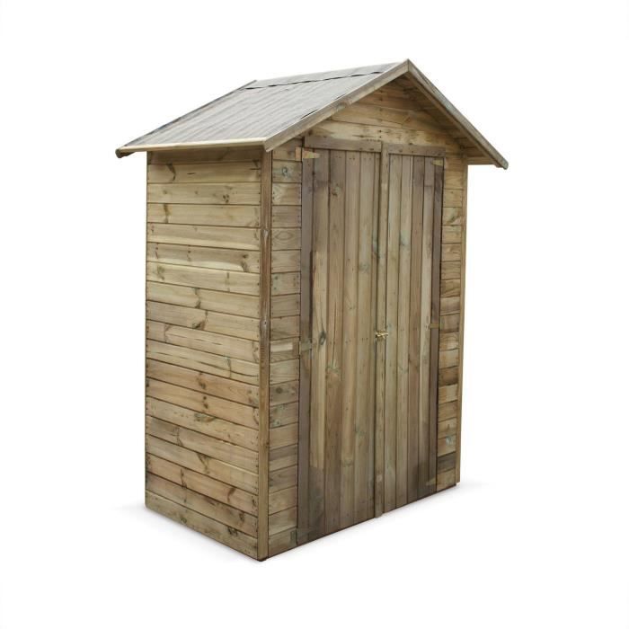 Abri De Jardin En Bois Fsc De 1 2m Iris Rangement En Pin