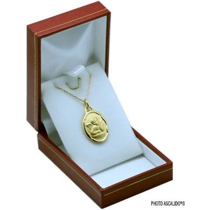 Ensemble Pendentif Naissance Medaille Ange Pour Bapteme Ou Communion Avec Chaine Et Ecrin Et Gravure Possible Enfant Bebe Femme Or Achat Vente Parure Ensemble Pendentif Naissanc Mixte Enfant Plaque Or Soldes