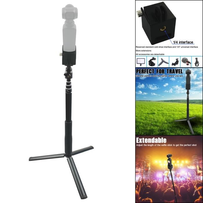 Tube D'extension En Aluminium Pour Trépied - Rallonge De 15 Cm Avec Filetage 6,35 Mm - Pour Appareils Photo Et Stabilisateurs