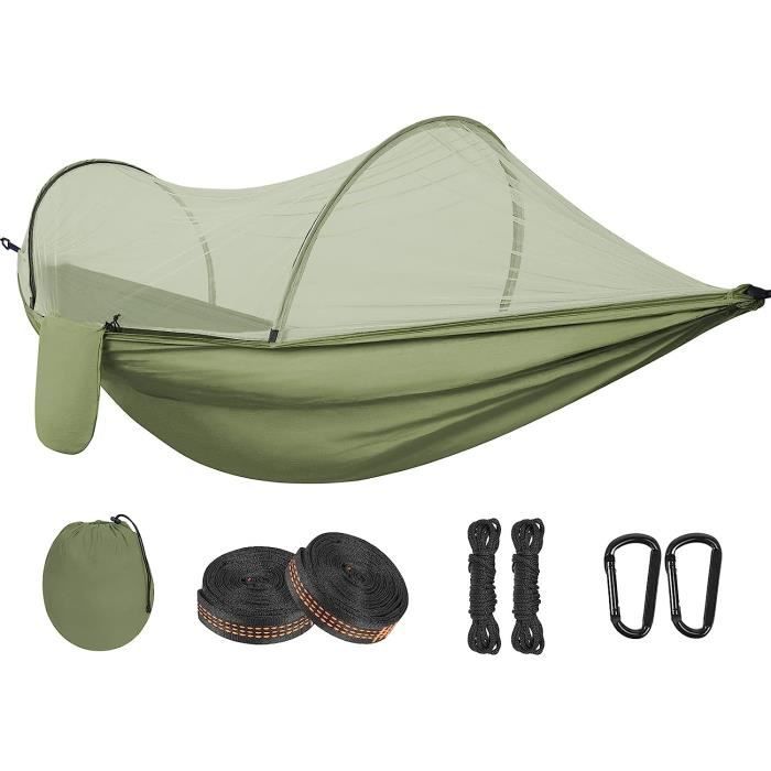 Hamac Double Sendowtek Avec Moustiquaire - 290x140cm - Capacité 300kg - Nylon 210T - Portable