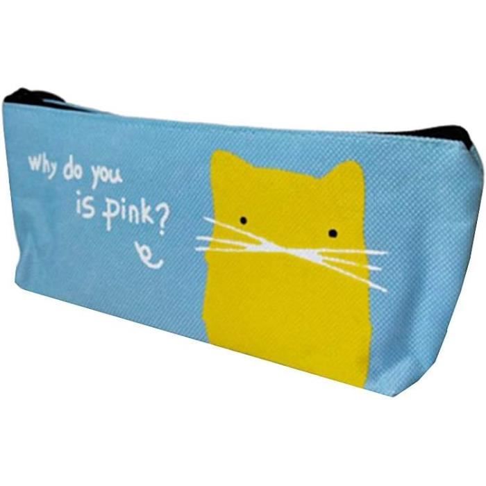 Kit Fournitures Scolaires Capybara – Trousse + Stylos, Autocollants, Clips – Design Mignon – Pour école, Bureau, Cadeau