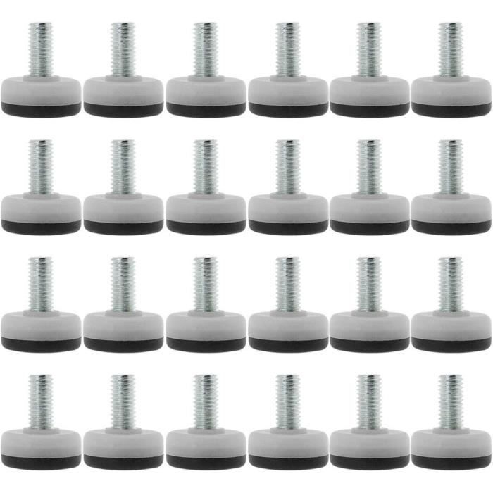 24 Pieds Niveleurs Réglables M6x13x20mm Uxcell - Neuf Pour Canapé