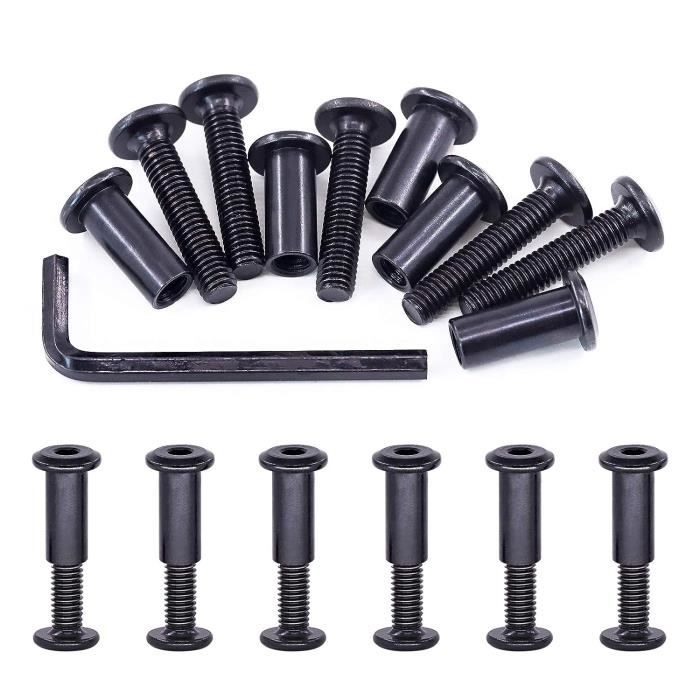 Pack De 5 Boulons Hexagonaux Lourds Inox 1/2-13 X 2 Po - Grade B8 - ASTM A193 - Parfait Pour Fixations Robustes