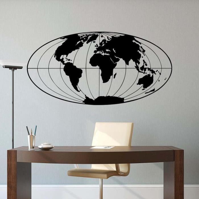 Autocollant mural réutilisable en vinyle avec citation Russie