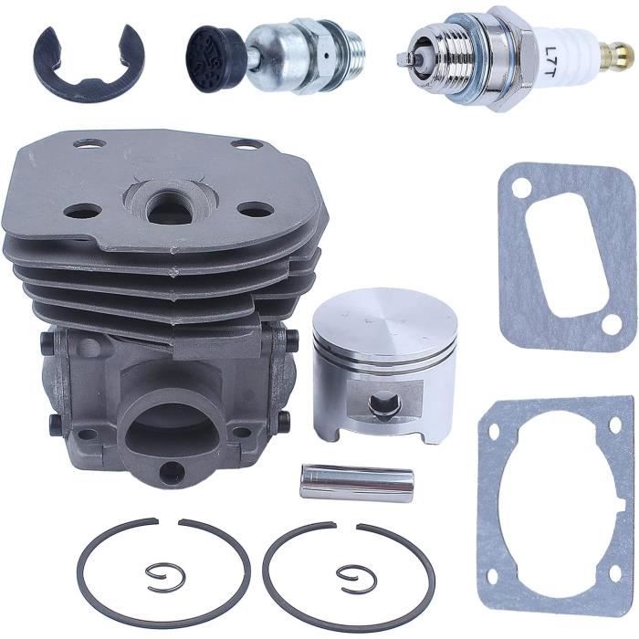 Kit de piston de piston de 45 mm pour Husqvarna 340 345 346XP 353 351 350 Pièces de tronçonneuse avec une bougie d'allumage de