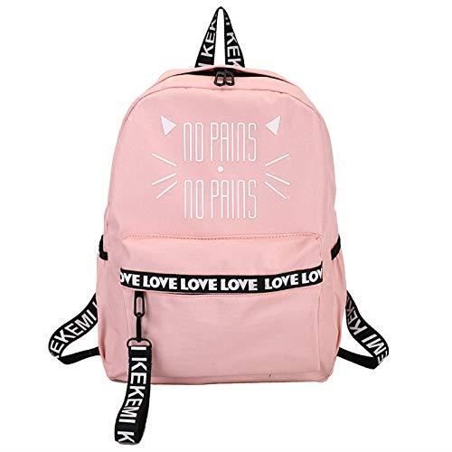 Lovely Cat Lettre Impression Sac A Dos Pour Adolescent Filles Etudiants Livre Sac A Dos Pour Ordinateur Portable Sac A Dos Rose Achat Vente Sacoche 2009213055447 Cdiscount