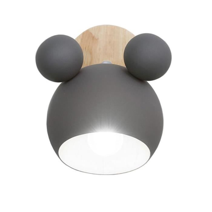 Gris Chambre De Bebe Dessin Anime Appliques Murales Chambre Des