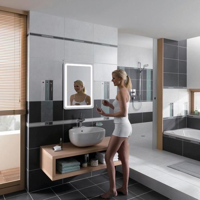 Miroir Avec Tablette 50cm Achat Vente Pas Cher
