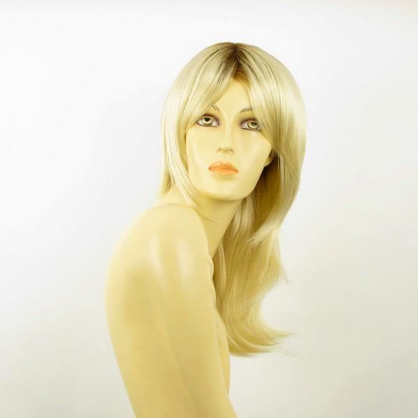 perruque femme blonde mi longue