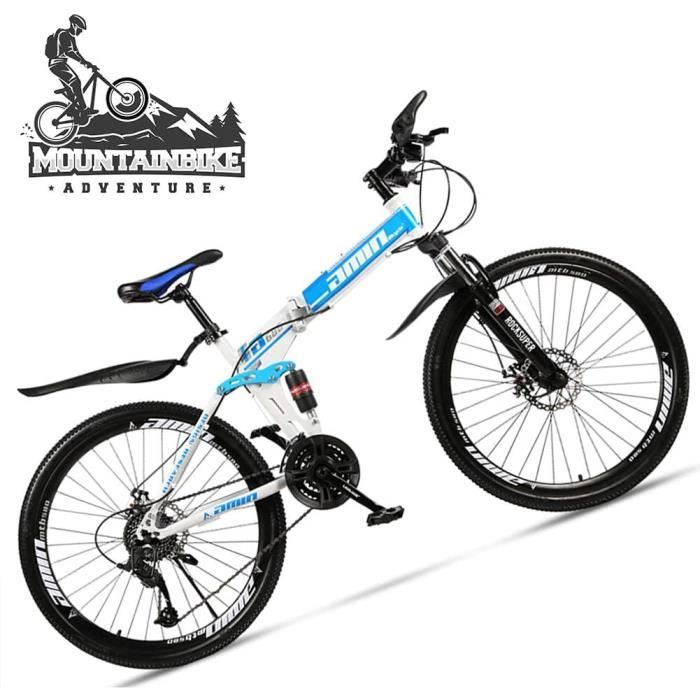 Nengge 24 Pouces Vélo Vtt Adulte Homme Femme Pliable Montagne Tout