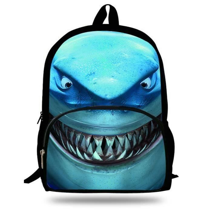 FA Imprimer des animaux Requin de sacs à dos sac à dos pour les enfants -  FAMXI1231A2086 - Cdiscount Bagagerie - Maroquinerie