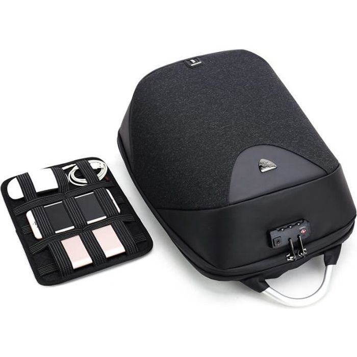 Arctic Hunter Sac A Dos Pour Ordinateur Portable Avec Usb 15 6 Pouces Etanche Antivol Sac Ordinateur Noir Noir Achat Vente Sac A Dos 7572930660447 Cdiscount