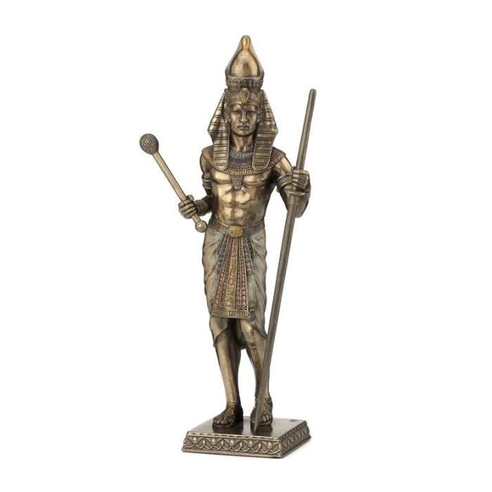 Pharaon Roi D Egypte Antique Statue Neuve Resine Couleur Laiton Figure Antiquite 23cm Cdiscount Maison Pharaon Roi D Egypte Antique Statue Neuve Resine Couleur Laiton Figure Antiquite 23cm Cdiscount Maison