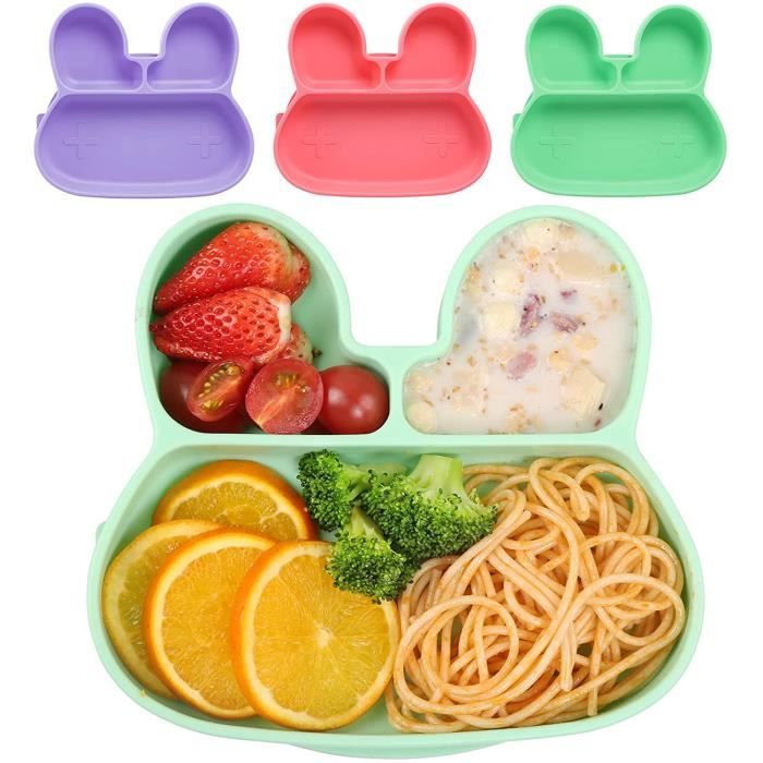 Assiette Ventouse Pour Bebe Assiettes Compartiment Enfant Bol Bebe En Silicone Antiderapante Pour Bebes Tout Petits Et Enfan Cdiscount Puericulture Eveil Bebe