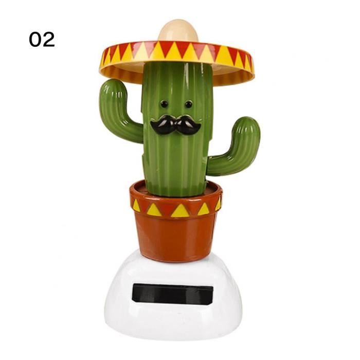 Cactus - figurine de tournesol solaire à balançoire automatique, ornement'intérieur  de voiture, figurine Mini - Cdiscount Auto