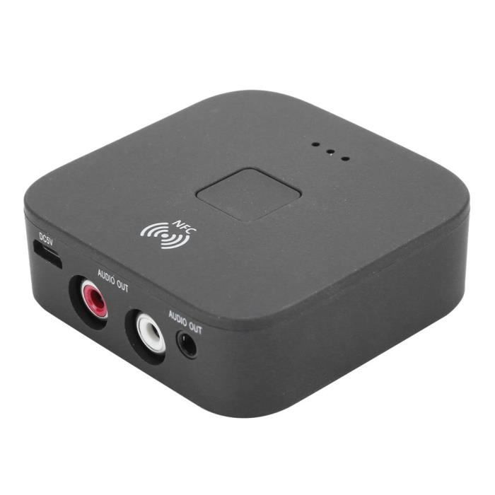 Adaptateur émetteur récepteur Bluetooth 5.0 sans fil 2 en 1, prise Jack 3.5mm  pour la musique de voiture Audio Aux black -SZ504 - Cdiscount Informatique
