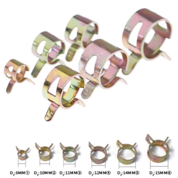 70 Pi??ces/ensemble Double Fil Lignes De Carburant Tuyau Tube Pinces