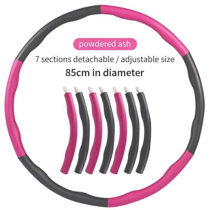 Cerceau De Fitness Portable Predolo En PVC - Poids Ajustable (1kg, 1.3kg, 1.6kg) - Pour Taille, Jambes, Dos - Maison, Extérieur