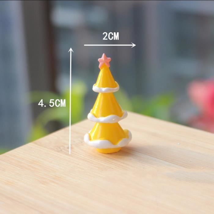 50 Mini Figurines Noël Résine – Père Noël, Sapin, Bonhomme De Neige, Décorations Miniatures Pour Bûche, Scrapbooking & Sapin