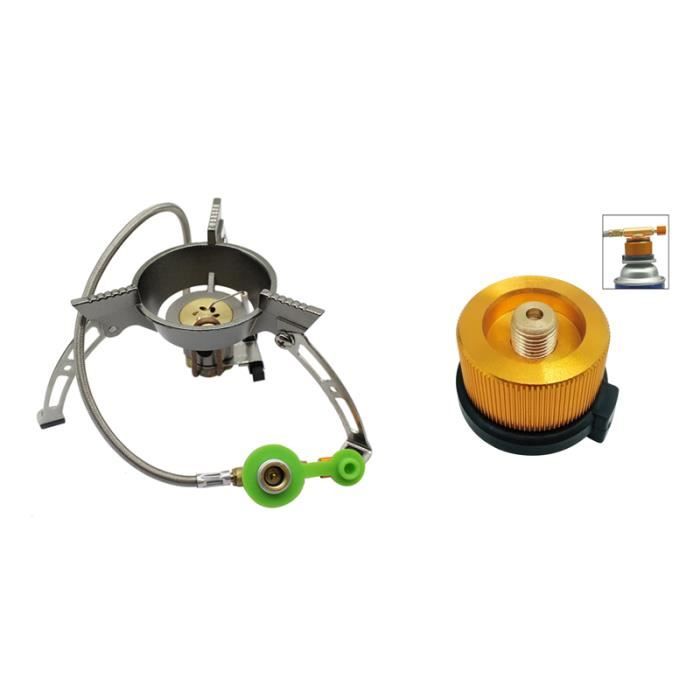 Kit Adaptateur Pour Réchaud De Camp BKAD500 – Petit – Noir – 4 Pièces