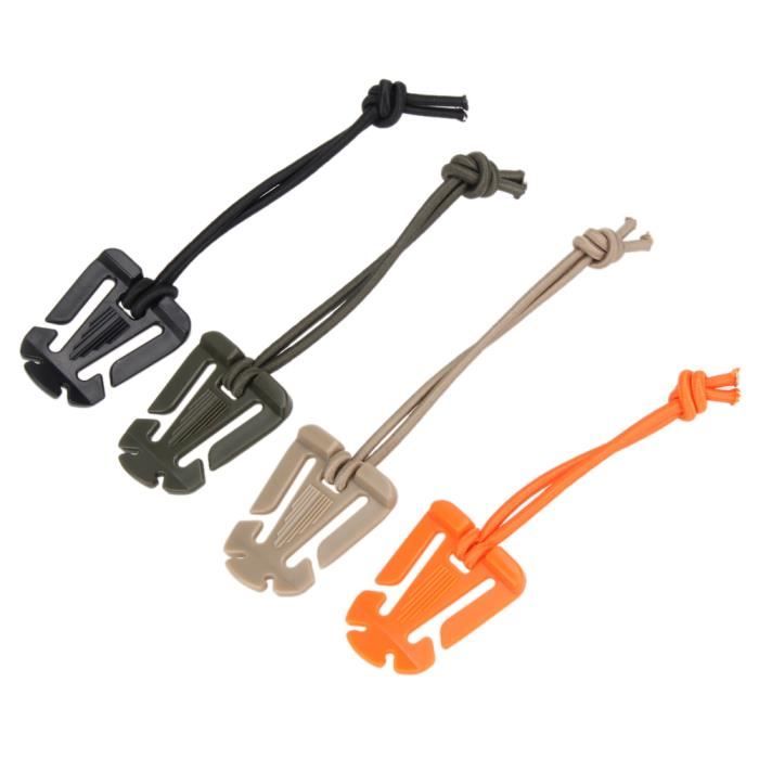 SAVITA 4pcs Attache Molle Sangle, Sangles Molle Pratiques Sangles Molle Polyester Molle Sac à Dos Sangle Accessoires de Fixation Connecteurs pour Molle