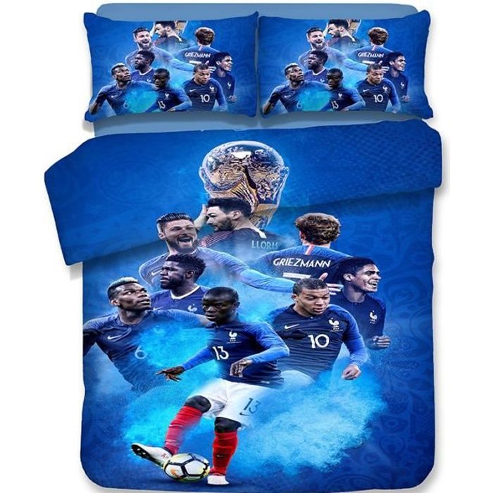 Housse Couette Equipe De France Achat Vente Pas Cher