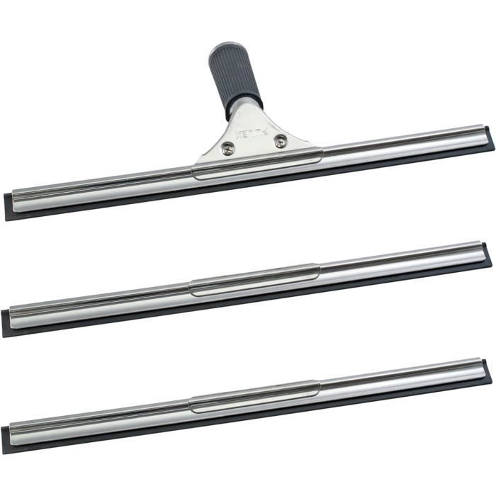 Vero Shine Raclette Vitres 350mm - Kit Nettoyage Professionnel Lavage Et Séchage 2 En 1
