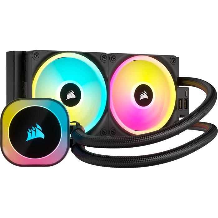 CORSAIR – iCUE LINK H100i RGB AIO – CPU Cooling – 240mm