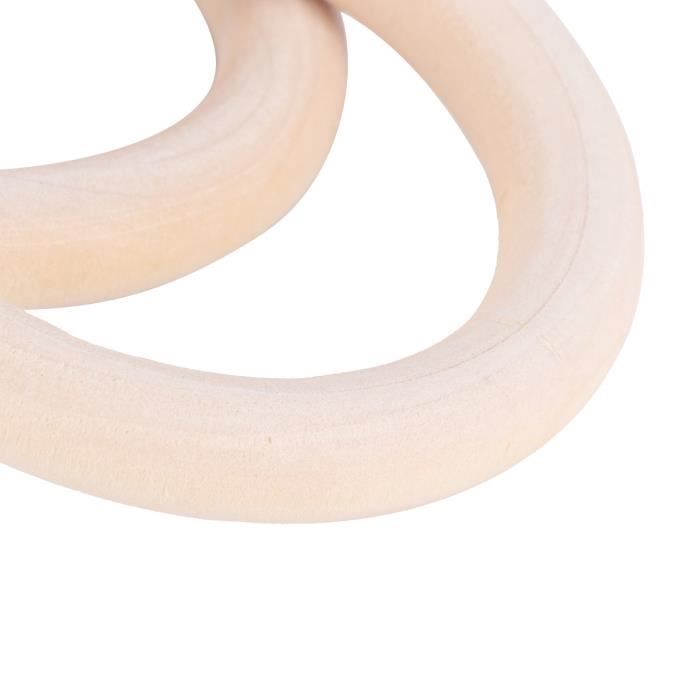 Lot De 4 Anneaux De Dentition Bébé En Bois, Formes Animaux